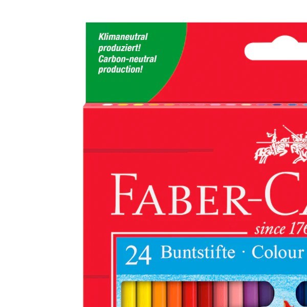 COLORES ESTUCHE C24 L. FABER HEXAG.